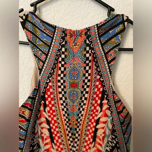 Gianni Bini boho pattern Maxi Dress size M - Picture 4 of 8